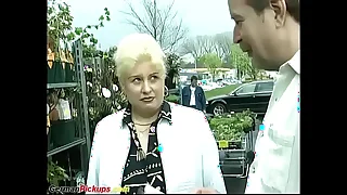 chubby german mature picked up of anal